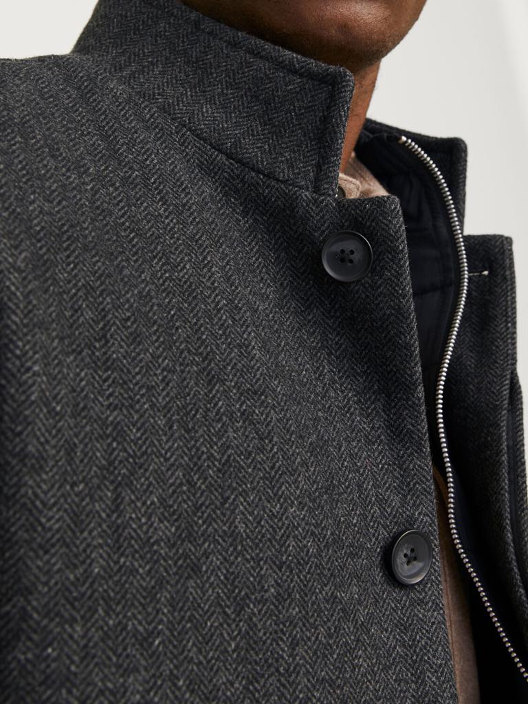 Coat Jack & Jones Jjeharrison Wool Jacket Sn (12258674) Dark Gray Melange