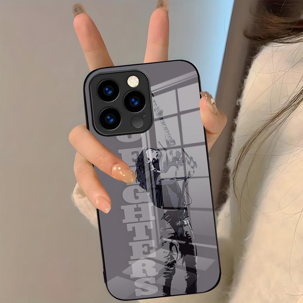 The Band F-FOO F-FIGHTERS Phone Case For IPhone 17 Pro Max 16 15 14 Pro Max 13 11 Plus Glass Cover