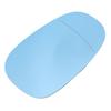 Right Passenger Side Heated Mirror Glass with Backing Plate Blue 51167252894 Rear View Mirror Glass Replacement for E90