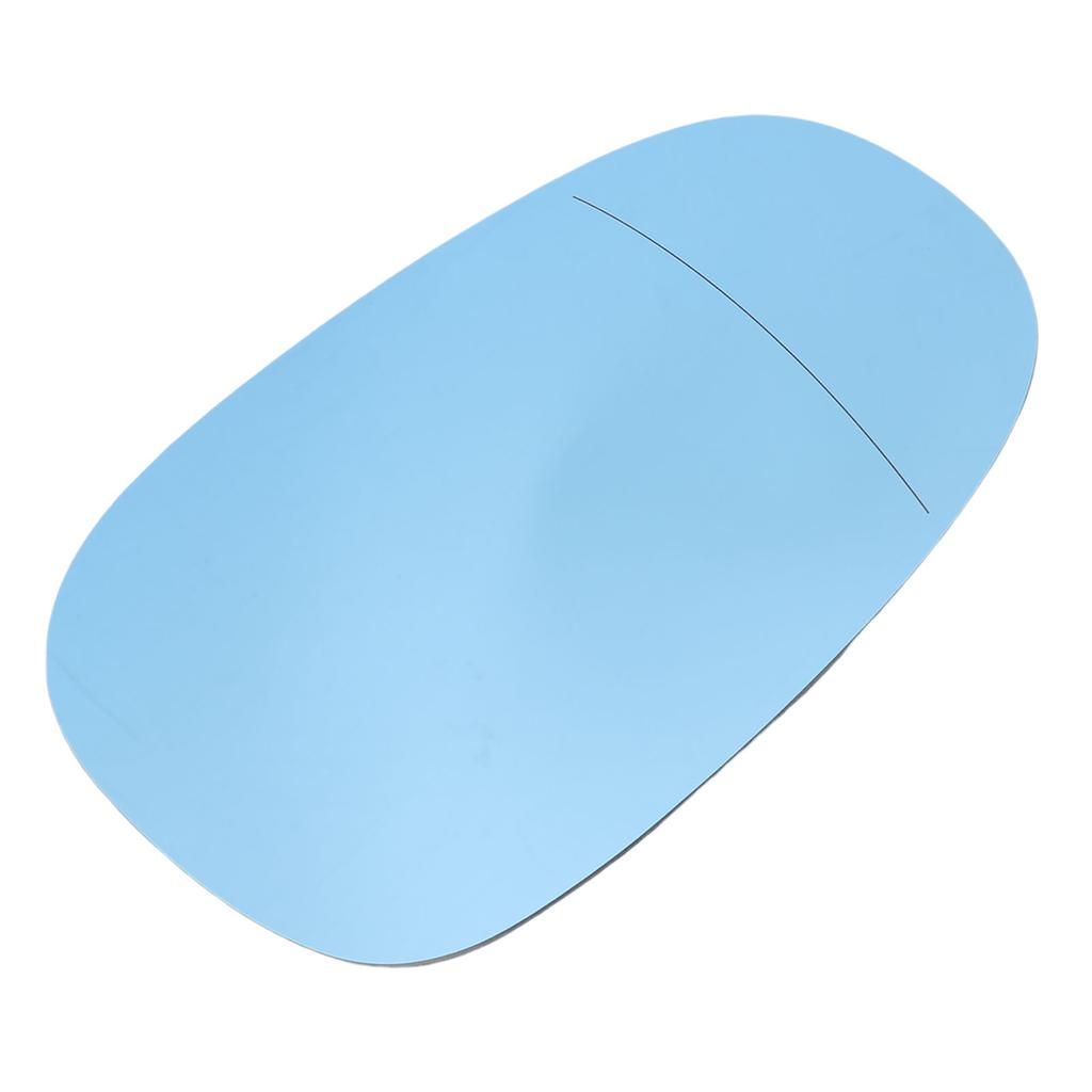 Right Passenger Side Heated Mirror Glass with Backing Plate Blue 51167252894 Rear View Mirror Glass Replacement for E90