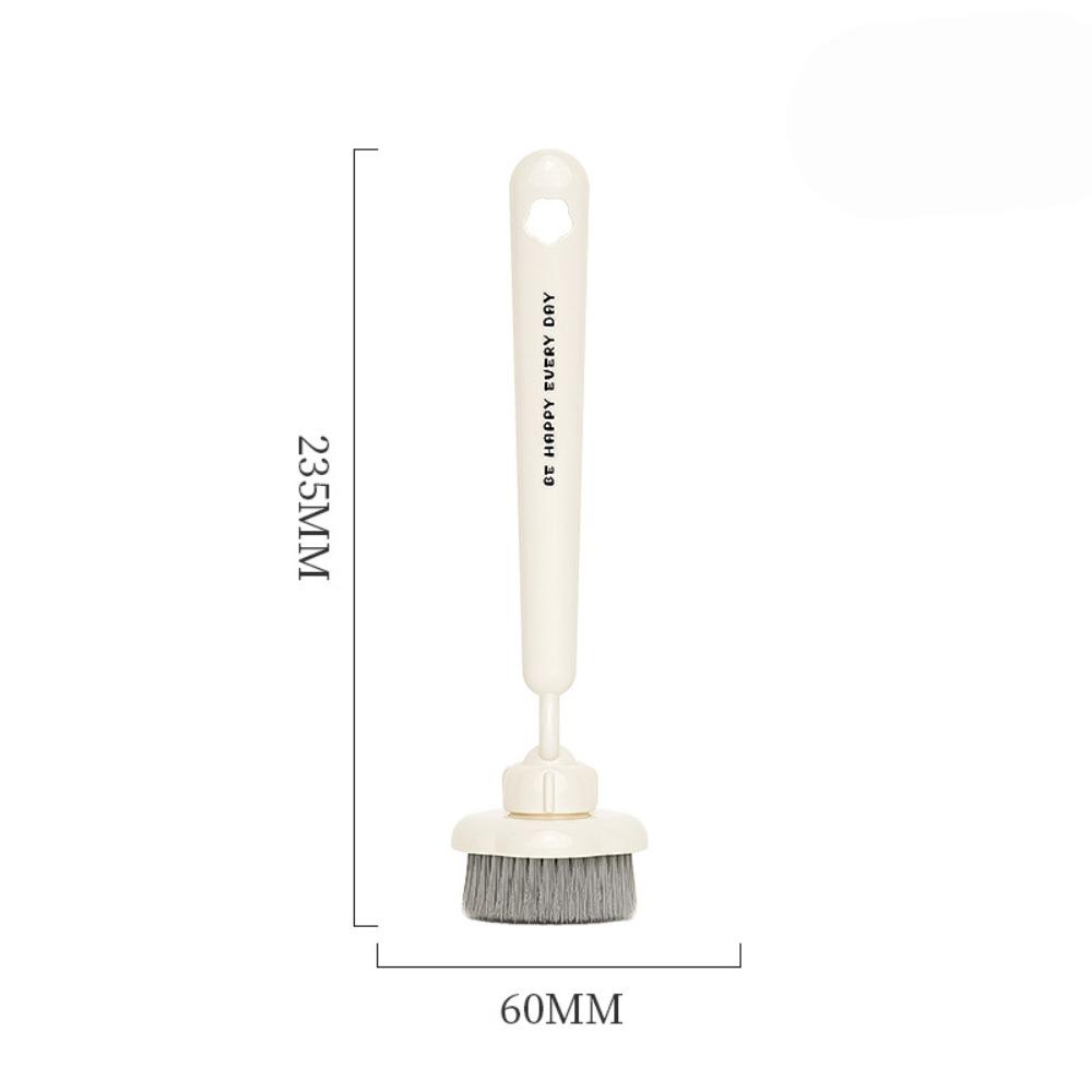Long Handle Kitchen Pot Brush Rotatable Dishwashing Brush  for Kitchen Pots Dishes Sink белый