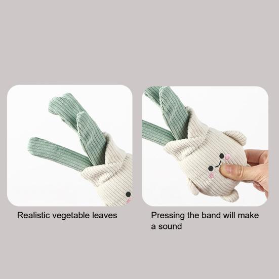 Squeaky Plush Dog Toy Onion Banana Shaped Chew Toys for Puppies Small Dogs Sound Making Dog Toys for Teeth Cleaning Interactive Play