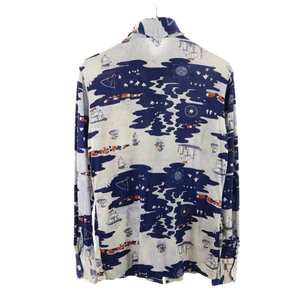 New Uinessa 70s Vintage Made In Taiwan Overall Handle Long Sleeve Shirt M Men's Used