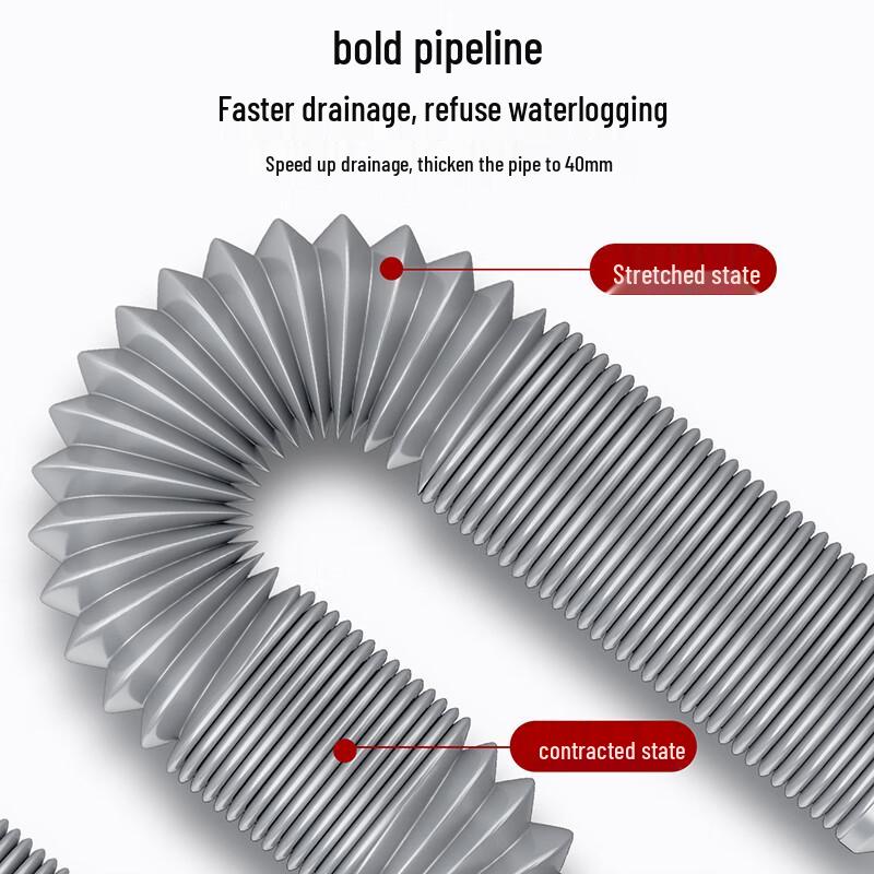 Leiershidan Plastic Anti-Odor Washbasin Drain Pipe