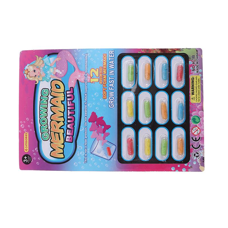 

12 шт./набор Мультяшные игрушки-динозавры Игрушка для ванны Растущая капсула 1 набор Волшебные мягкие