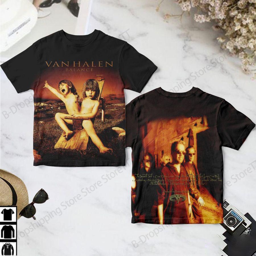 2026 New Rock Band Van Halen 3D Print T-shirt Men Women Fashion Hip Hop Short Sleeve Tops Tees Mens Clothing Graphic T Shirt Men