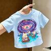 Super Marios Tshirt for Children Cartoon Anime Clothes Round Collar Clothing Short Sleeve Kid Summer Tee Top
