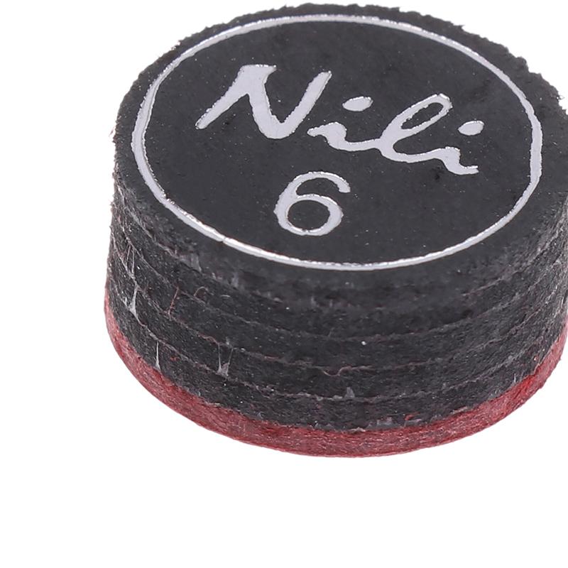 5 ks 14mm špička tága 6 vrstev Kvalitní kožená špička tága pro pool a kulečník Špička tága pro devítku Špička tága pro snooker Kulečníkové příslušenství