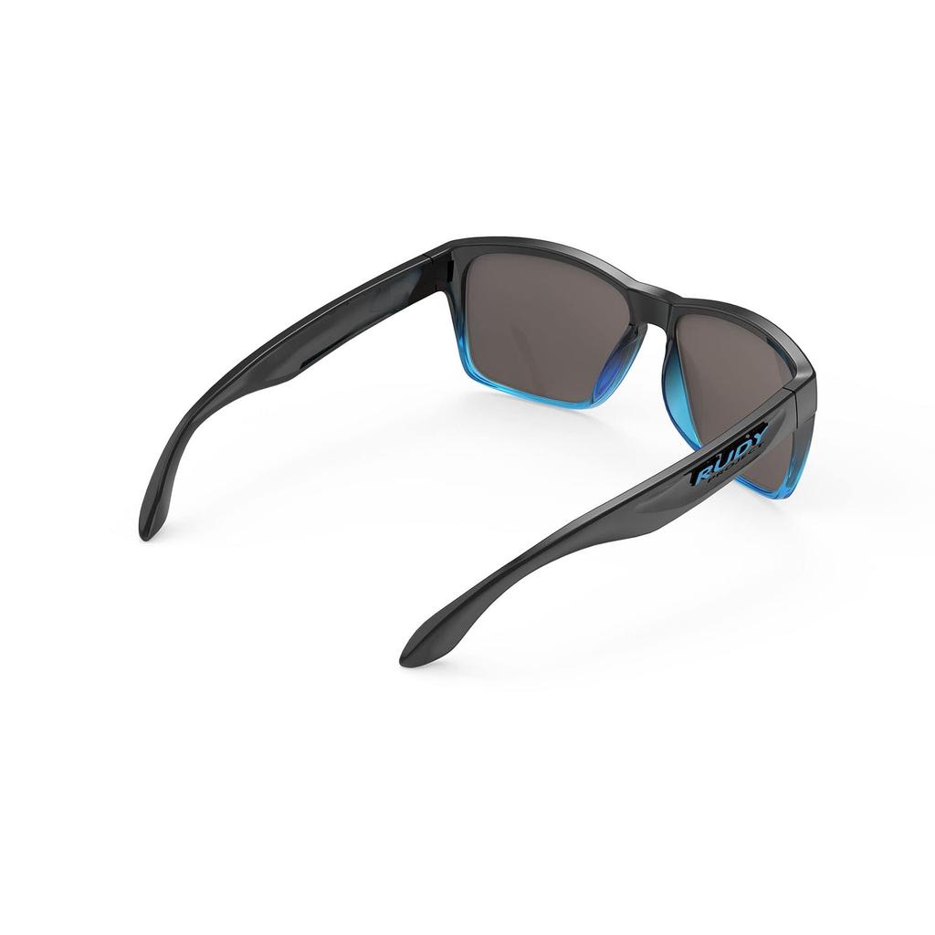 RUDY PROJECT Spinhawk Sunglasses Black Fade Crystal Azure Ice Lens width 60mm Bridge width 17mm Temple length 133mm Gloss/Multilaser SP316842-0010