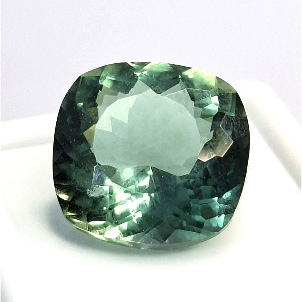 Cushion Cut Natural Green Sapphire 12-14 Ct Fabulous Certified Loose Gemstone