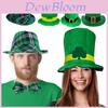 St. Patrick's Day Irish Leprechaun Shamrock Velvet Hat Adult Fancy Dress Accessory