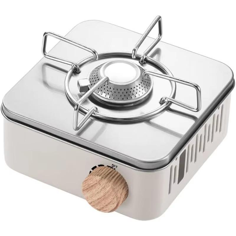 2800W Camping Mini Gaskocher Tragbarer Kassettenkocher Butankocher mit Tragetasche Outdoor-Gasbrenner für Picknick-Camping-Kochen