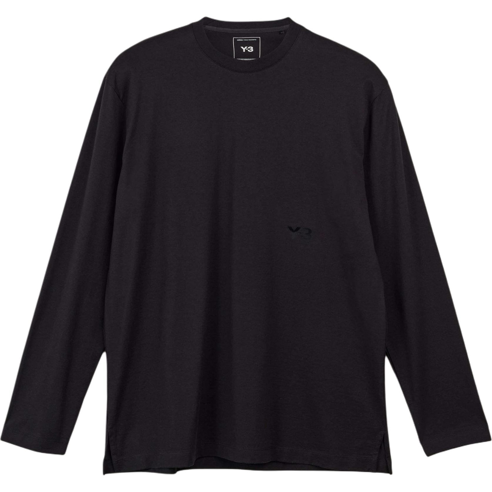 

Y-3 Long-Sleeve Tee Black Men Tops IW0068 S