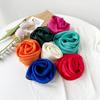 Solid Color 70 Small Square Scarf Monochrome Scarf Sunscreen Tied Hair Thin Monochrome Silk Scarf With Simple Temperament