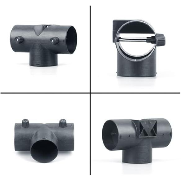 SEADEAR Hose Adapter Vent Hose Connector Dryer Vent Splitter Connector Adjustable Valves Duct Connector 3 Way Y-shape Hose Adapter Compatible for