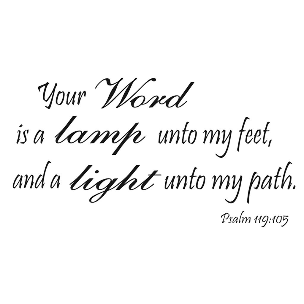 PVC Bible Verse Wall Decals Christian Quote Walls Art Stickers Religious Decor