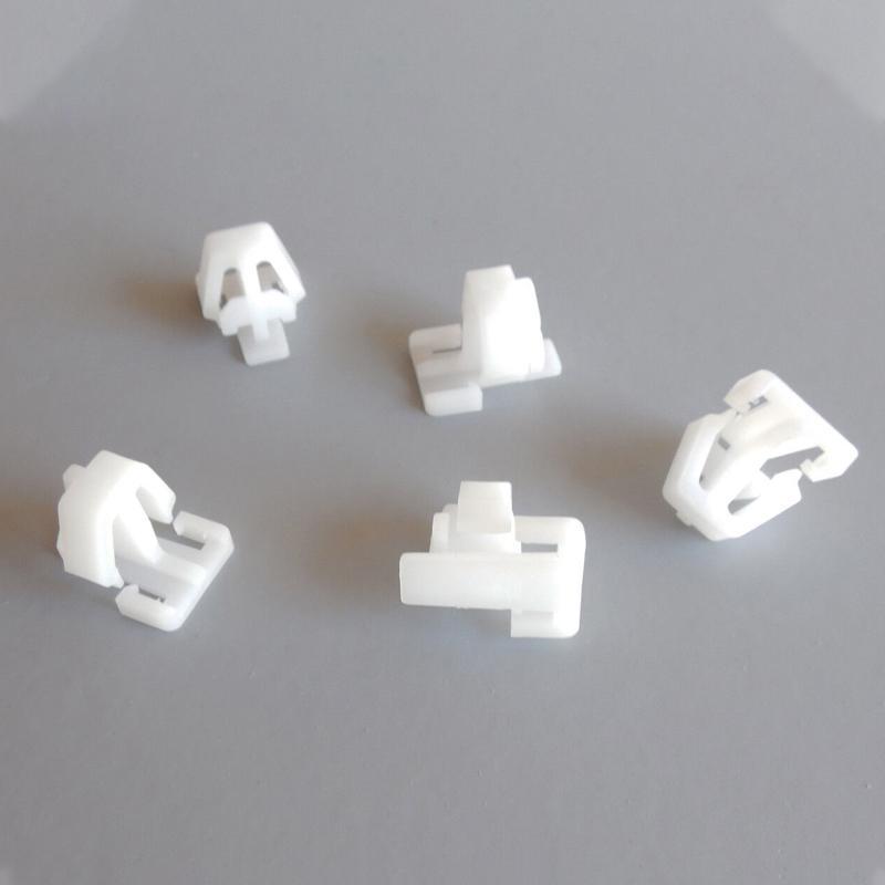 50Pcs White Nylon Car Body Side Molding Clips Retainers Fit for Honda Civic CR-V Pilot Odyssey Auveco A20783 75305S0A003