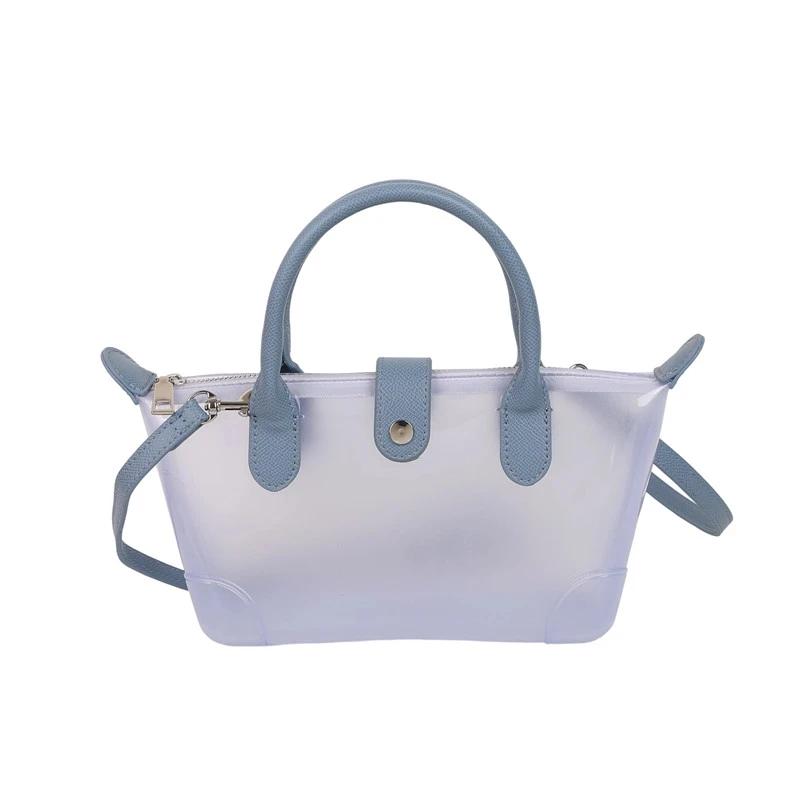 Fashion Candy Semi-transparent Women's Shoulder Bags Summer Hot Sale Advanced Sense Versatile Large Capacity Crossbody Bag
