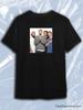 TeeSensation Black Crew Neck Short Sleeve T-Shirt with Deftones Band Color Photo Print