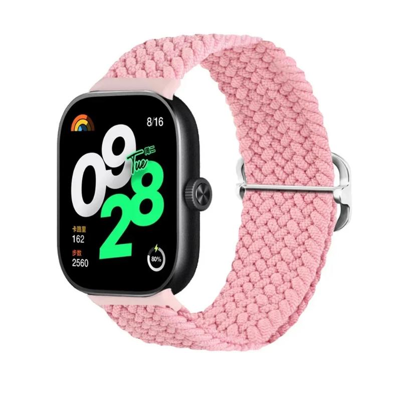 Nylon Strap For Xiaomi Mi Band 7 9 8 Pro Elastic adjustable Braided solo loop Replacement belt Bracelet Correa Redmi watch 4 5 6