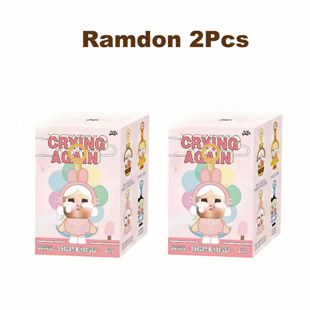 Crybaby Crying Again Series Blind Box Vinyl Face Doll Keychains Pendant Decoration Mystery Bag Plush Toy Birthday Gift