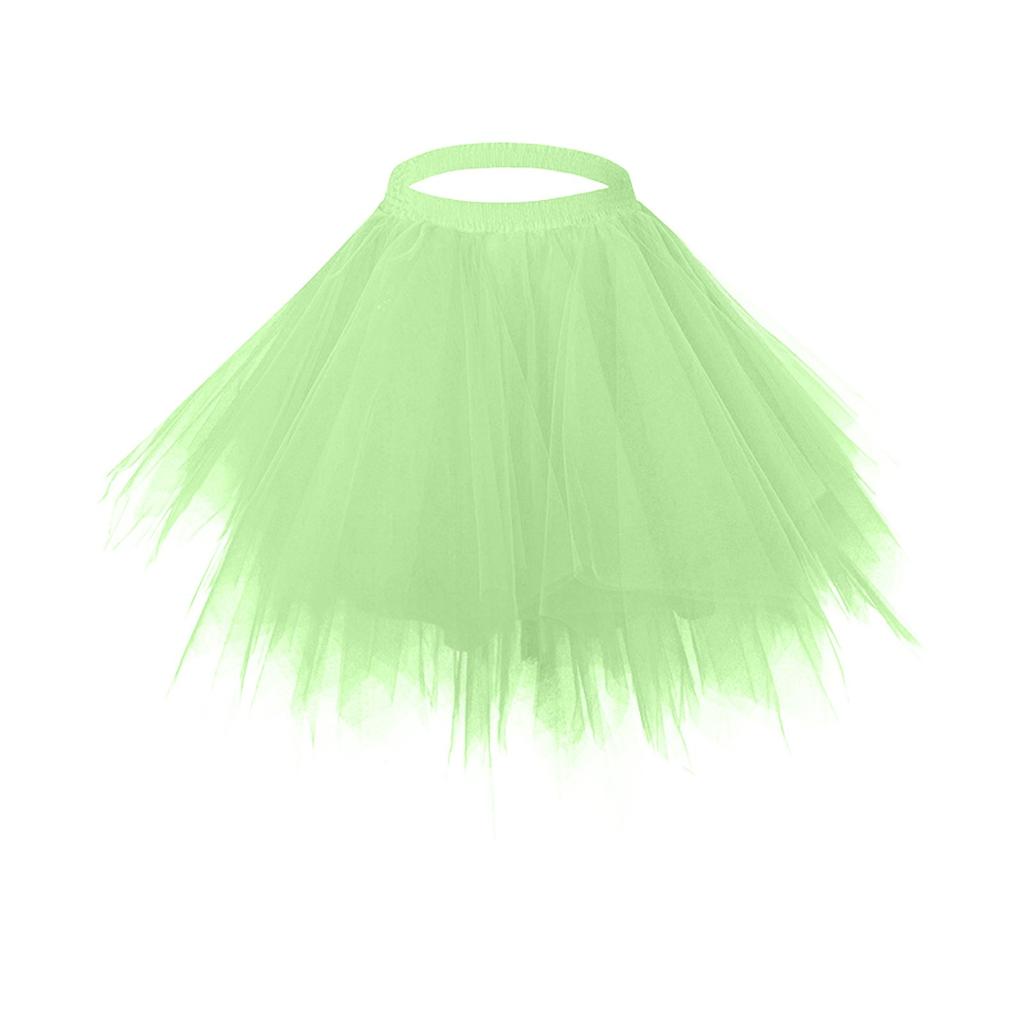 Women's Casual Color Mesh Mesh Skirt Skirt Princess Skirt Half Skirt Skirt