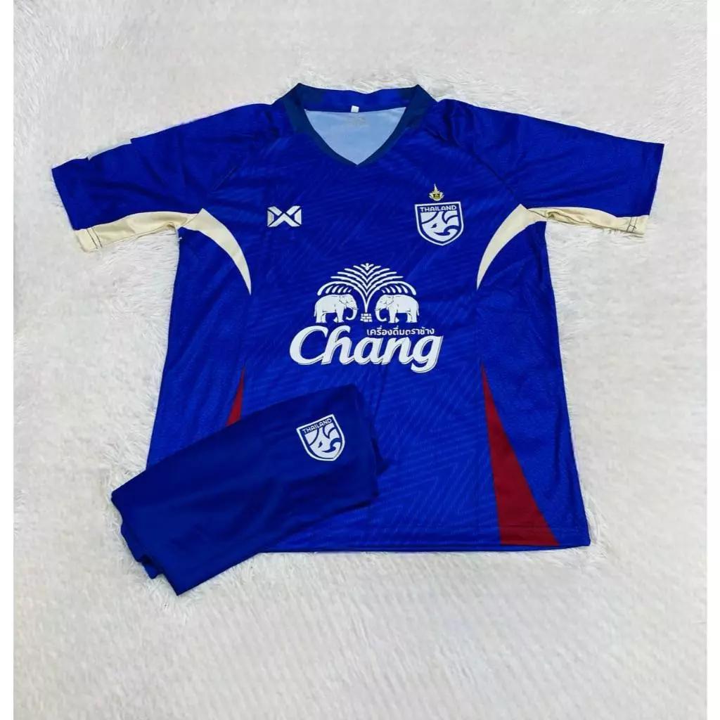 Thailand FOOTBALL SOCCER NATION TEAM JERSEY SHIRT HOME FAN Print Polo Unisex Men Women Quick Dry Short Sleeve Uniform Elephant Logo Sport