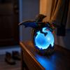 Night Light with LED - Theme , Dark Brown Decorative Sculpture