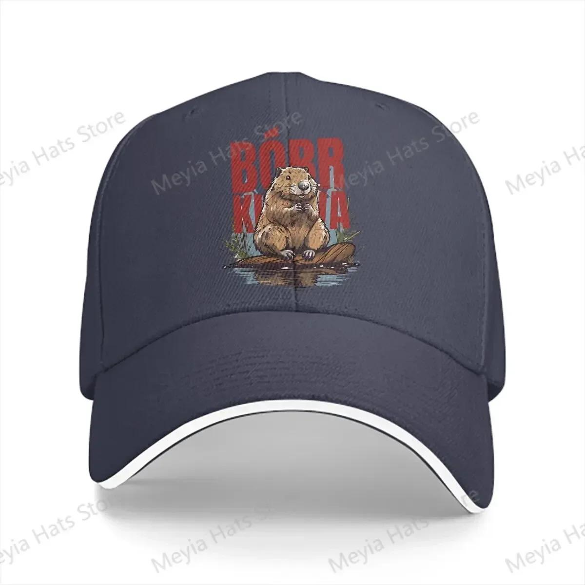 

Boberek Bobr Kurwa Game Windproof Cap Sun Visor Hip Hop Caps Cowboy Hat Peaked Hats One Size