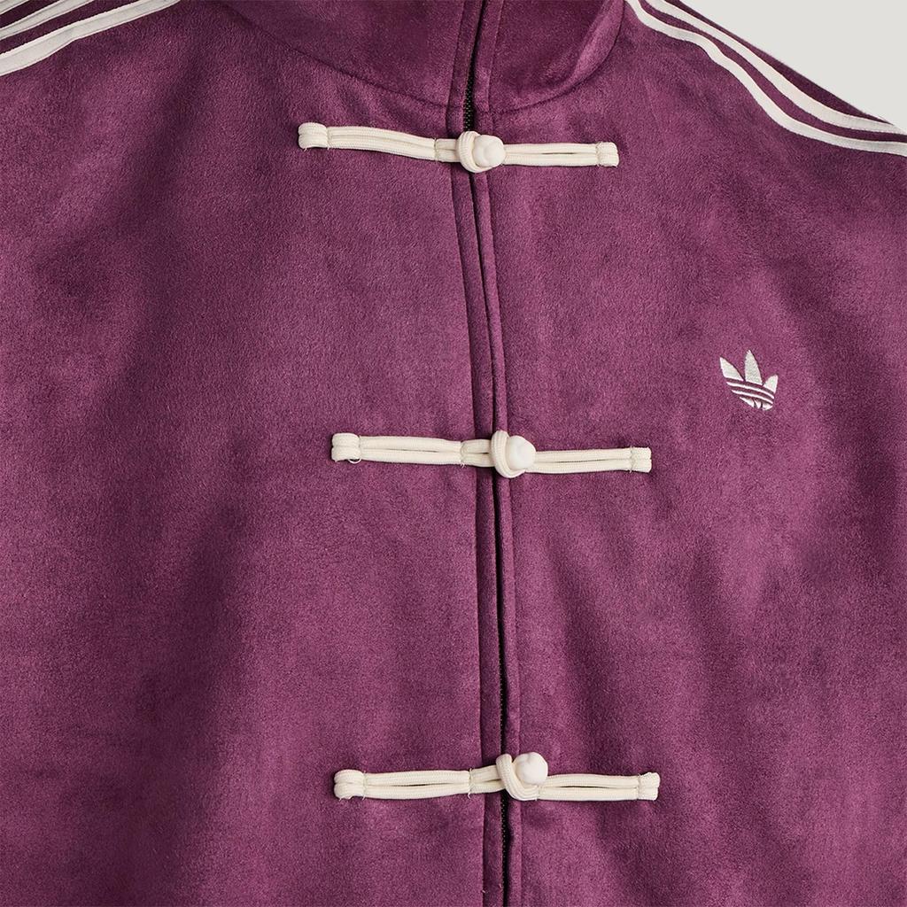Adidas Originals Ctt Fw25 3.1 Měkký Nový Čínský Styl Volná Sportovní Bunda se Zipem a Proužky s Dlouhým Rukávem Unisex bundy KR0293