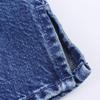 Women's Casual Fashion Lace Trim Denim Shirt - Elegant and Versatile