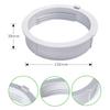 For Midea Portable Air Conditioner Exhaust Hose Connector Kit 15cm White PP ABS Extendable Pipe Replacement Part
