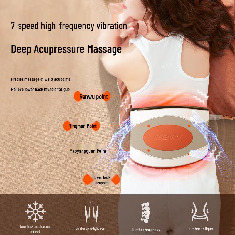 KePuFei Heated Waist Massager Belt