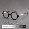 Round Frame Presbyopia Glasses Shows Younger Age Woman Vintage Full Frame Anti-Reflective Man Reading Eyewear Eye Protection