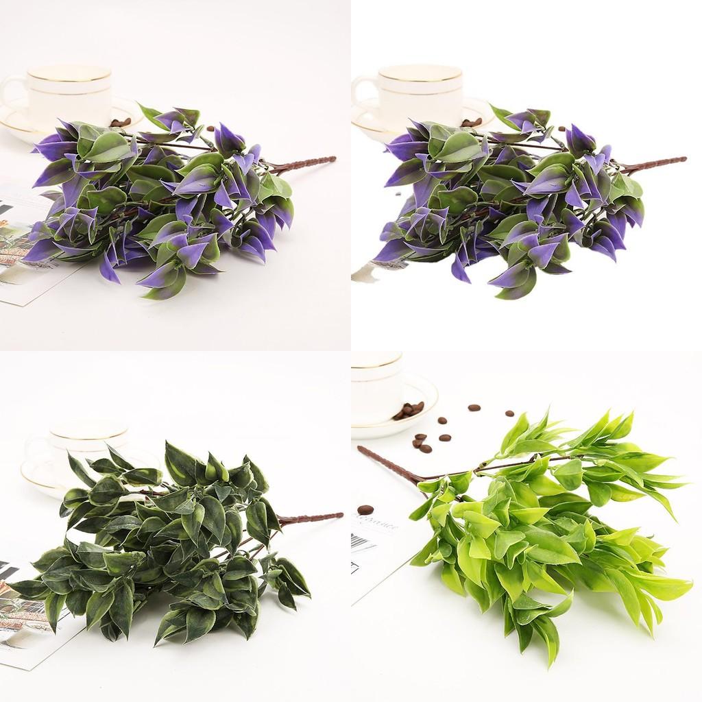 Artificial Green Leaf Plant With Realistic Design For Home Decor And Wedding Arrangements