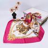 Silk Scarves Women Luxury Brand Summer Fashion Designer Head Hair Scarf Hijab Bandana Foulard Femme Headscarf