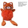Pet Chew Toy Cartoon Animal Shape Interactive Tug-of-War Pet Toy with Pull-Out Cotton Rope Built-in Sound Bite-resistant Dog Squeaky Toy