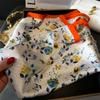 New Luxury Design Square Imitated Silk Scarf Women Soft Satin Hairband Neckerchief Office Hijab Headband Foulard Bag Ribbon Gift