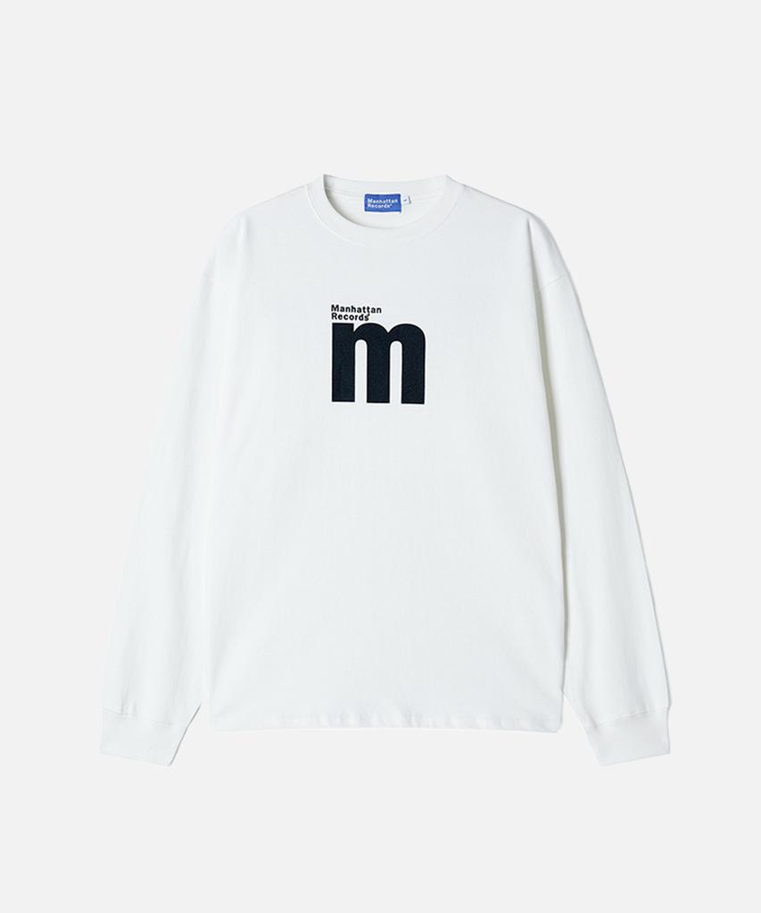 Maenhatanlekojeu Mr M Box Logo L/S - White