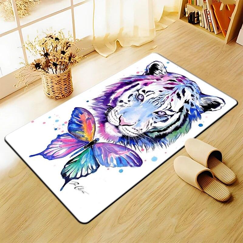 3D Art printing Tiger Printed Carpet for Living Room Large Area Rug Soft Carpet Home Decoration Mats Boho Rugs Dropshipping