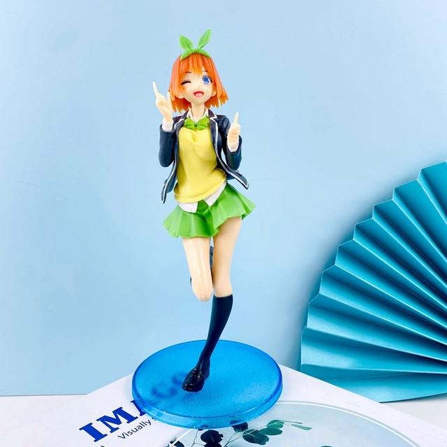 18CM Anime The Quintessential Quintuplets Figure Nakano JK Sisters Standing Animation Model Toys Gift Collection Decoration PVC