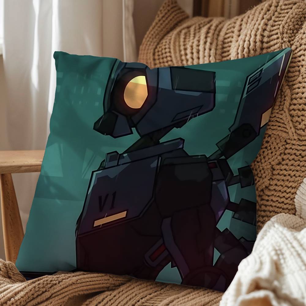 Game Gabriel V1 2 Ultrakill Pillow Case Sofa Living Room Bedroom Headboard Backrest Cushion Square Cushion Nap Time