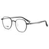 Retro Polygon Eyeglass Frame for Men and Teens, Ultralight Style 7511S