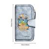Vintage Beach Adventure Long Wallet Multi Card Holder Purse