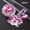 Crystal rainbow Multi-color Chunky Glitter Bulk Mix Nail Art Tumbler Crafts Glitters Christmas Decorations
