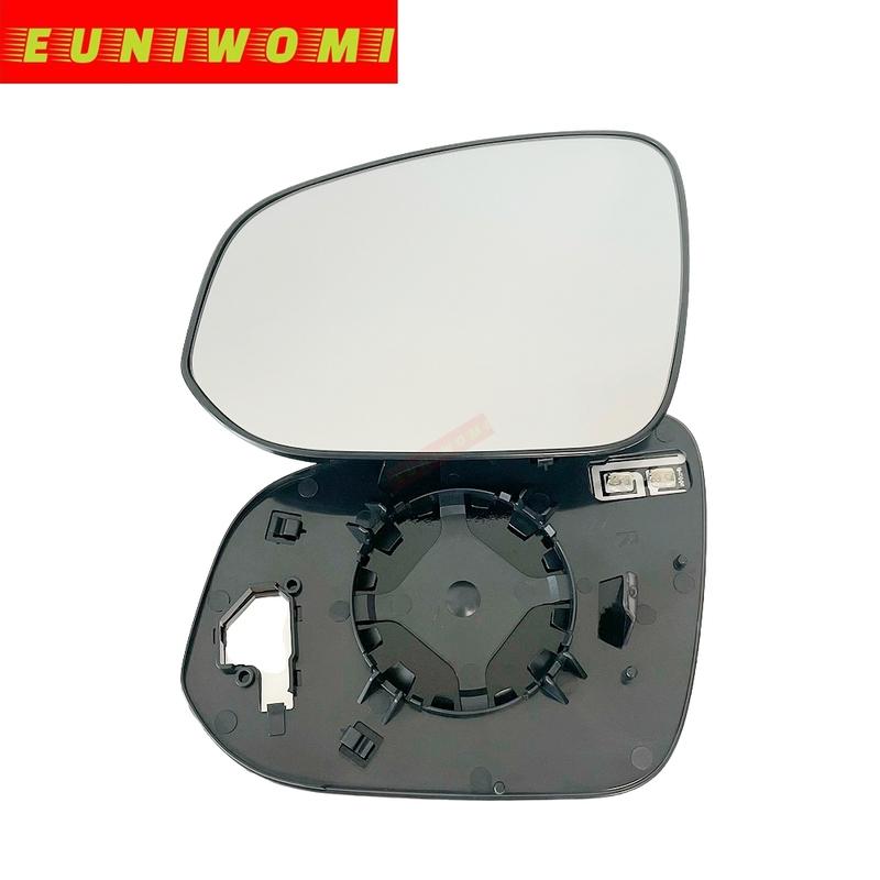 Heated Convex Car Rearview Mirror Glass With Blind Spot Light For TOYOTA Sienna 2015-2025 High Lander -2024 Granvia 22-25