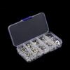 New 320pcs/set 10 In 1 Terminals Non-Insulated Ring Fork U-Type Brass Terminals