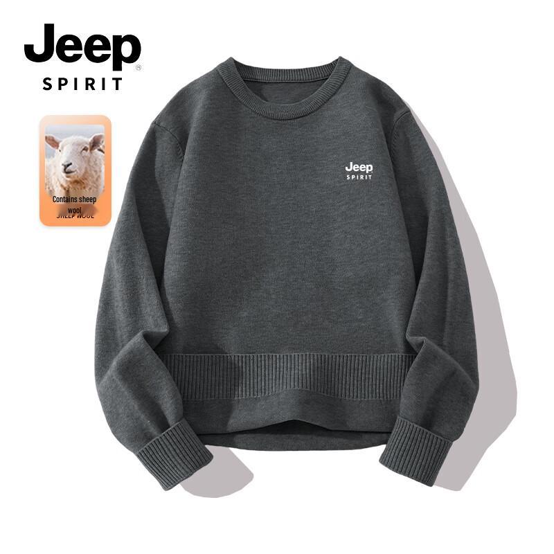 JEEP SPIRIT Men's Heavyweight Knit Pullover