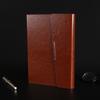 Business Notebook Imitation Leather PU Tri-Fold Loose-Leaf Notepad, Specification: A5