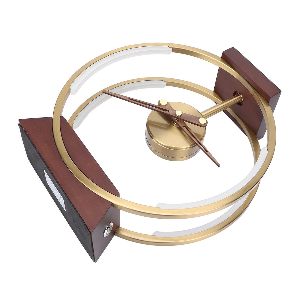 Moderne 68LED Tischuhr Schmiedeeisen Schreibtischuhr Nachttischuhr zur Heimdekoration 100?240VEU